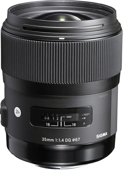 【中古】 シグマ(Sigma) SIGMA シグマ Nikon Fマウント レンズ 35mm F1.4 DG HSM 単焦点 広角 フルサイズ Art 一眼レフ 専用|ベアホームズ