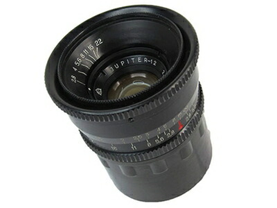 【中古】 ※オールドレンズ※JUPITER-12 35mm/f2.8 ブラック Lマウント オーバーホール済み