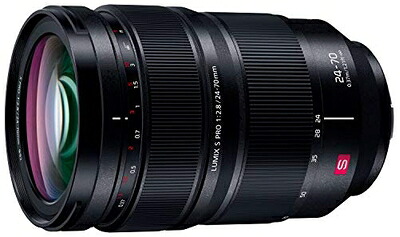 【中古】 パナソニック(Panasonic) 大口径標準ズームレンズ フルサイズミラーレス一眼 Lマウントシステム用 ルミックス LUMIX S PRO 24-70mm F2.8 ブラック S-E2470|ベアホームズ