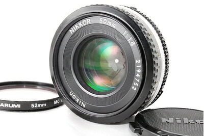 【中古】 Nikon MFレンズ Ai 50mm F1.8s パンケーキ