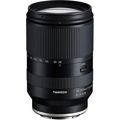 【中古】 Tamron (タムロン) 28-200mm F/2.8-5.6 Di III RXD ソニーミラーレスフルフレームまたはAPS-C用 Eマウント モデル番号： AFA071S700 ブラック