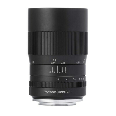 【中古】 七細工師 7Artisans 60粍 F2.8 Macro Xマウント 富士フイルムX 水晶体