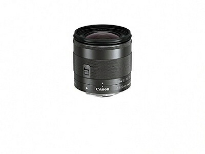 【中古】 Canon EF-M 11-22mm f/4-5.6 STMレンズ ブラック 7568B002｜ベアホームズ