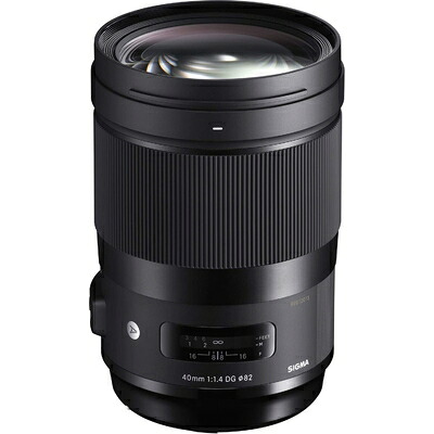 【中古】 SIGMA 単焦点標準レンズ 40mm F1.4 DG HSM | Art A018 NIKON-Fマウント用 フルサイズ対応