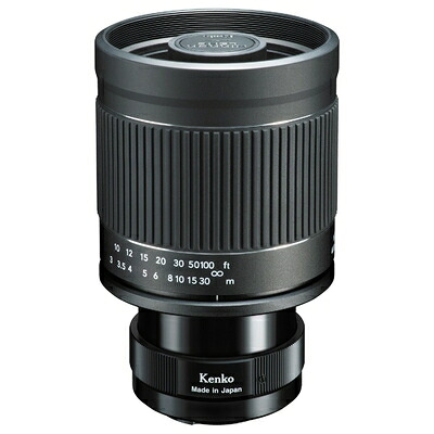 【中古】 Kenko 望遠レンズ ミラーレンズ 400mm F8 NII フジフイルムX用 マニュアルフォーカス KF-M400FXNII