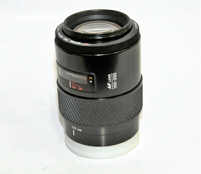 【中古】 MINOLTA AF ZOOM 100-200粍 F4.5 カメラ用交換レンズ-TV・オーディオ・カメラ