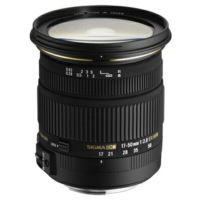 【中古】 SIGMA 標準ズームレンズ 17-50mm F2.8 EX DC HSM ソニー用 APS-C専用 928636