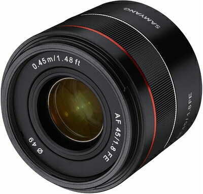 【中古】 SAMYANG 単焦点標準レンズ AF 45mm F1.8 FE ソニーαE用 フルサイズ対応 ブラック 885922|ベアホームズ