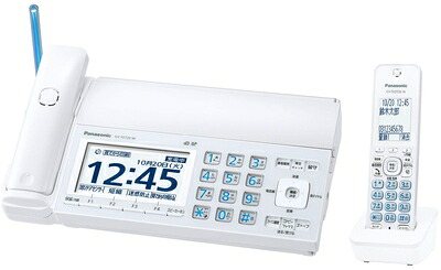 【中古】 パナソニック おたっくす デジタルコードレスFAX 子機1台付き 迷惑電話対策機能搭載 ホワイト KX-PZ720DL-W
