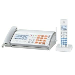 【中古】 小ざかしい デジタルコードレスFAX 子機1台付き添い人 白いこと系 UX-D33CL-W