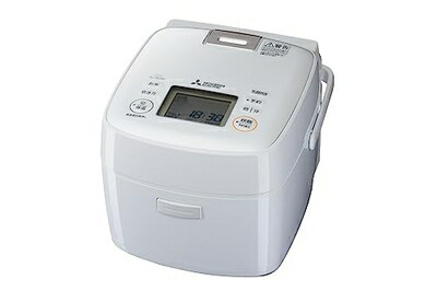 【中古】 三菱電機 炊飯器 3.5合 IH式 日本製 一人暮らし 炭炊釜(2層厚釜) 可変超音波吸水 もちもちモード 月白 NJ-SE06F-W
