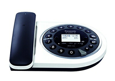 【中古】 パナソニック RU・RU・RU デジタルコードレス電話機 親機のみ 1.9GHz DECT準拠方式 ホワイト VE-GDF61D-W