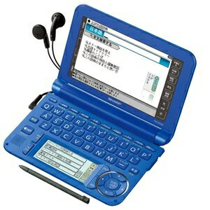 【中古】 シャープ カラー電子辞書Brain 高校生モデル ブルー系 PW-G5300-A