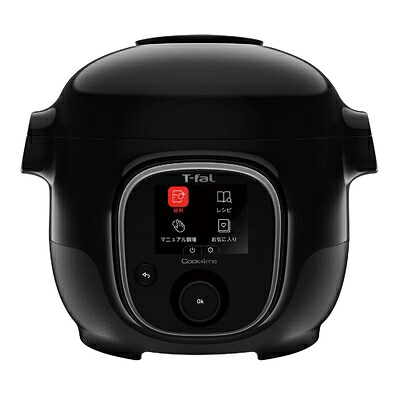 【中古】 ティファール 電気圧力鍋 3L 内蔵250レシピ 「クックフォーミー ブラック」 圧力調理 1台7役 CY8748JP
