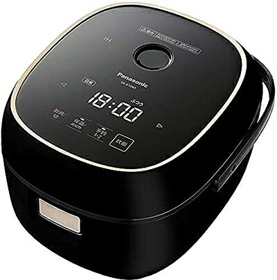 【中古】 パナソニック 炊飯器 3.5合 一人暮らし IH フラット天面 ブラック SR-KT060-K｜ベアホームズ