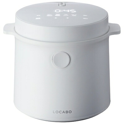 【中古】 新色ホワイト 糖質カット炊飯器 LOCABO ロカボ 45%カット