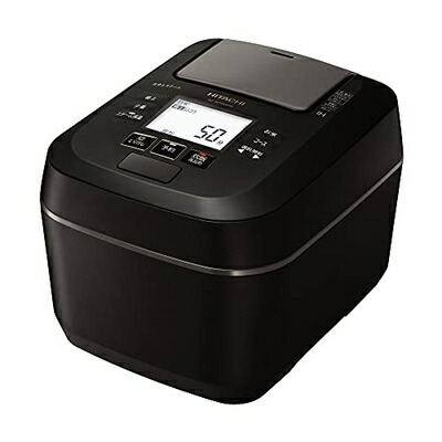【中古】 日立 炊飯器 5.5合 圧力IH ふっくら御膳 蒸気カット 40時間保温 RZ-W100DM K フロストブラック｜ベアホームズ