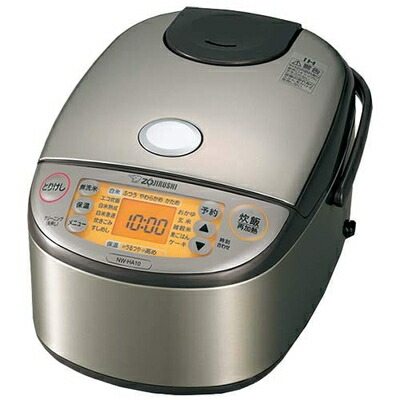 【中古】 象印 IH炊飯ジャー（5.5合炊き） ステンレス鋼 ZOJIRUSHI 限度炊き NW-HA10-XA