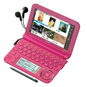 【中古】 シャープ カラー電子辞書Brain 高校生モデル ビビットピンク PW-G5300-P