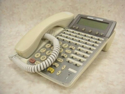 【中古】 DTR-32K-1D(WH) NEC Aspire Dterm85 32ボタン漢字表示付TEL(WH) [オフィス用品] ビジネスフォン [オフィス用品]｜ベアホームズ