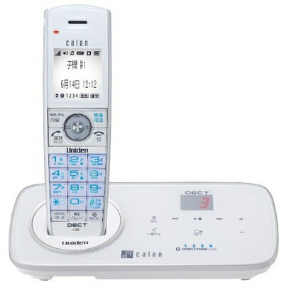 【中古】 Uniden デジタルコードレス留守番電話機 可憐 子機1台タイプ ホワイト DECT3280(W)|ベアホームズ