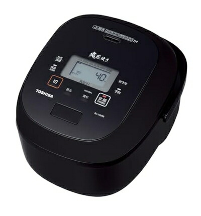 【中古】 東芝(TOSHIBA) 炊飯器5.5合 真空IH rice cooker 日本製 真空保温白米40時間RC-10VRR(K)