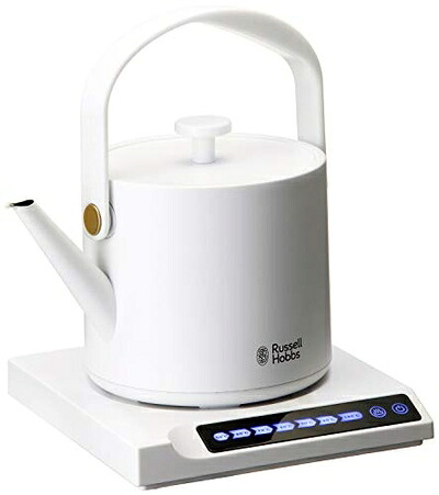 【中古】 大石アンドアソシエイツ ラッセルホブス 電気ケトル 温度調整可能 0.6L Tkettle ホワイト 7106JP-WH