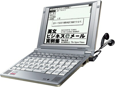 【中古】 セイコーインスツル PASORAMA 電子辞書 SR-G6100 ビジネス用例の雛形をPCでも利用可能/英和大辞典と旅行会話収録 SR-G6100|ベアホームズ