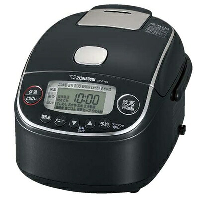 【中古】 象印マホービン 炊飯器 3合 圧力IH式 極め炊き プラチナ厚釜 ブラック NP-RT05-BA｜ベアホームズ