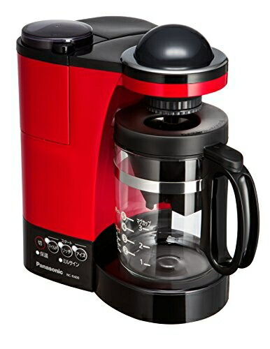 【中古】 パナソニック 珈琲製造業者 圧砕機付き添い人 浄水役立つこと 赤いこと NC-R400-R