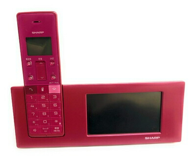 【中古】 シャープ 電話機 インテリアホン JD-4C2CL-P [ピンク系]