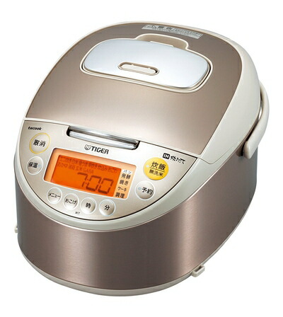 【中古】 虎 IH炊飯器 「炊きたて」 5.5合 tacook ベージュステンレス鋼 JKT-V100-XC