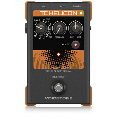 【中古】 TC HELICON エコー タップ ディレイ VOICETONE E1【国内正規品】