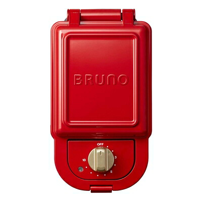 【中古】 [ブルーノ] ホットサンドメーカー シングル BOE043 【7760445】レッド -