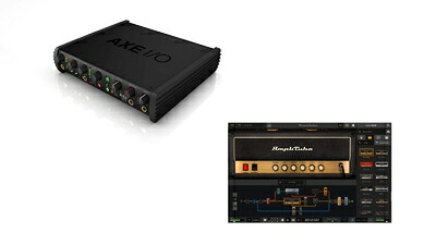 【中古】 IK Multimedia AXE I/O + AmpliTube 5 MAX Bundle オーディオインターフェイス+ギターアンプシミュレーターバンドルセット 【国内正規品】