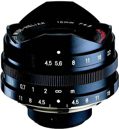 【中古】 VoightLander 単焦点広角レンズ Super Wide Heliar 15mm F4.5 Aspherical ブラック 15mm F4.5 BK