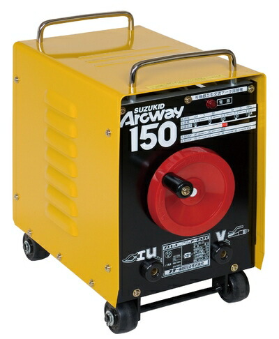 【中古】 はやりっ児電器生み出すこと(SUZUKID)100V/200V兼用 やり取り弧線溶接機 弧線通い路150 50サイクル 溶接一揃いの道具付 SWA-151K