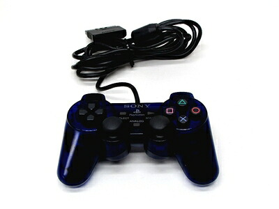 【中古】 アナログコントローラ (DUALSHOCK 2 ) ミッドナイト・ブルー