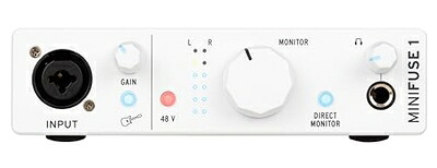 【中古】 Arturia アートリア 音楽制作ソフト付属 ポータブル・オーディオインターフェイス MiniFuse 1 ホワイト