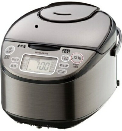 【中古】 三菱電機 NJ-KE10-S IHジャー炊飯器 スモークシルバー 5.5合炊き