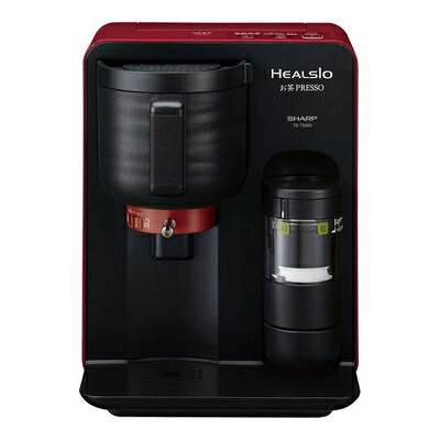 【中古】 読みやすい ヘルシオ(HEALSIO) 茶の葉プレッソ 湯ざまし役立つこと付き添い人 赤いこと TE-TS56V-R