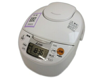 【中古】 三菱電機 IHジャー炊飯器 5.5合炊き ホワイト NJ-NH106-W