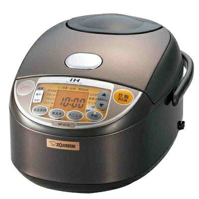 【中古】 ZOJIRUSHI IH炊飯ジャー【5.5合炊き】ブラウン NP-VC10-TA