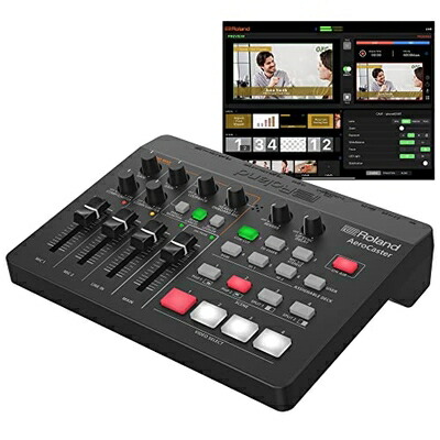 【中古】 Roland ローランド Aero Caster VRC-01 本格的な録画やライブ配信をiPadで実現。スマホも組み合わせればマルチカメラ構成も可能な配信システム