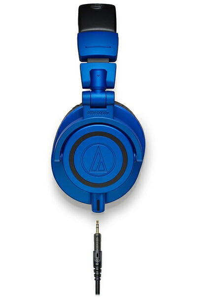 【中古】 オーディオテクニカ プロフェッショナルモニターヘッドホン ATH-M50xBB ブルーブラック
