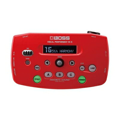 【中古】 BOSS ボス Vocal Performer レッド VE-5-RD