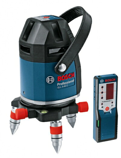 【中古】 Bosch Professional(ボッシュ)電子整準方式 ・レーザー墨出し器 GLL8-40ELR【正規品】