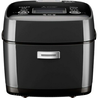 【中古】 MITSUBISHI(三菱) 炊飯器 備長炭 炭炊釜 藍墨（あい角） NJ-SV06R-B [3.5合 /IH]