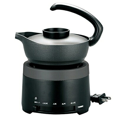 【中古】 ツイン小鳥 燕三条 酒燗器 熱燗 1.5合 灯し火式 気温自然調整 卓上 日本酒 新潟 黒いこと TW-D418B IH クッキングヒーター・電気コンロ-キッチン家電-家電