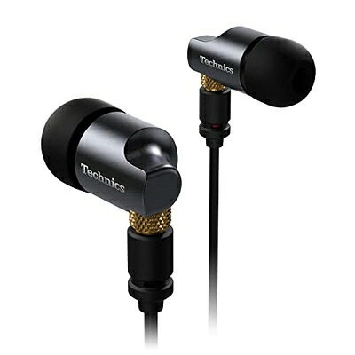 【中古】 Technics プレミアム インイヤーモニター IEM ハイファイ有線インイヤーイヤホン 革新的な10mmドライバー付き 超低歪みを実現 - EAH-TZ700、ブラック/ゴールド｜ベアホームズ